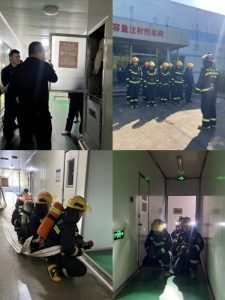 江西制藥攜手消防大隊開展消防檢查與演練